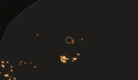 Fire near Kimaam