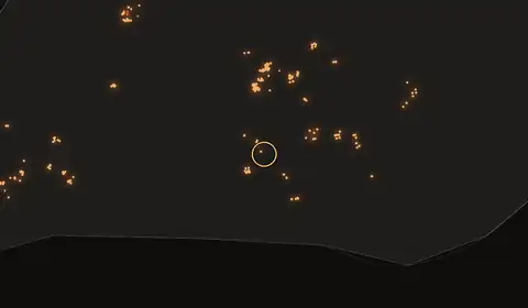 Fire near Kimaam