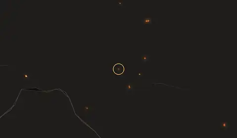 Carte du feu près de Kimongo