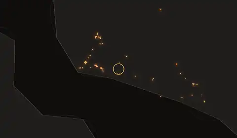Fire near Koba