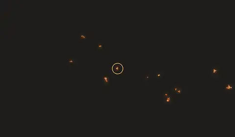 Fire near Koreyt-e Borūmī
