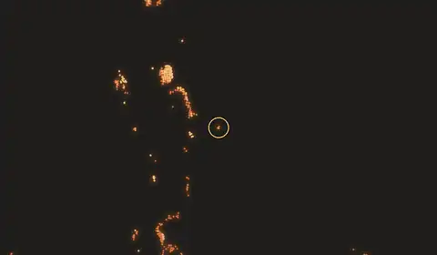 Fire near Kotabesi