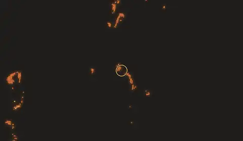 Fire near Kotabesi, Indonesia, 10 October 2026