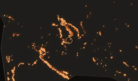 Fire near Kuala Pembuang, no longer detected