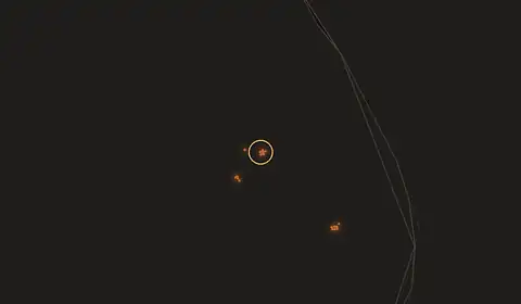 Fire near La Esmeralda