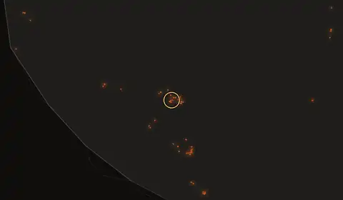 Fire near Leksula