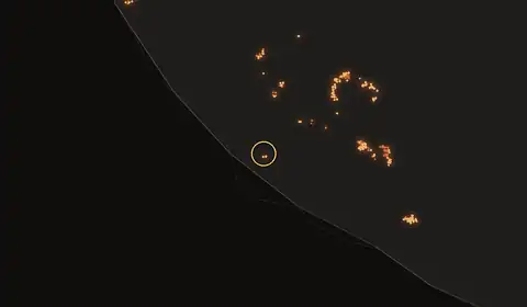 Fire near Leksula