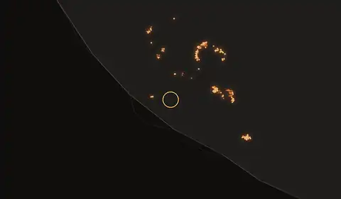 Fire near Leksula, no longer detected
