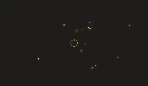 Fire near Linjiang