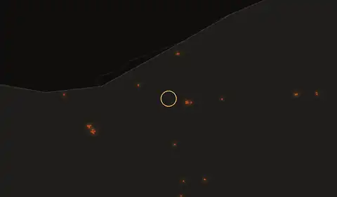 Fire near Lolak, no longer detected