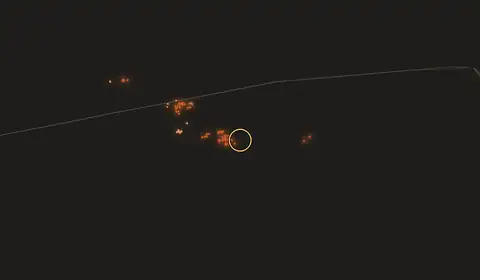 Fire near Luiana, no longer detected