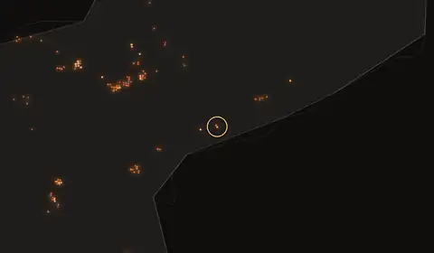 Fire near Maba, Indonesia, 10 October 2026