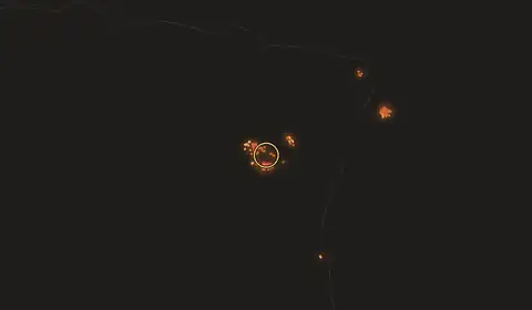 Fire near Malhada