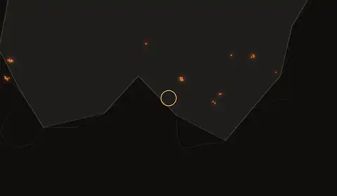 Fire near Manggar, no longer detected