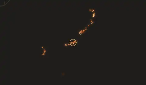 Fire near Maripasoula