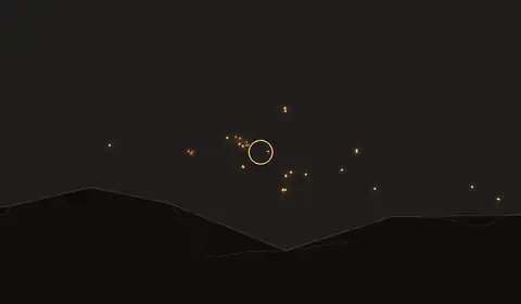 Fire near Marisa