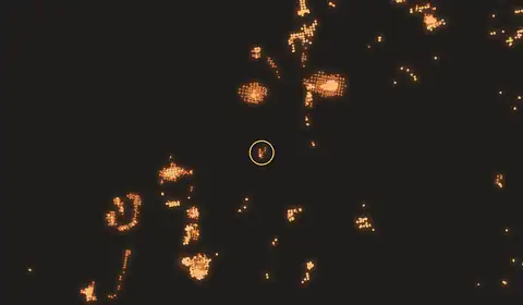 Fire near Matangai