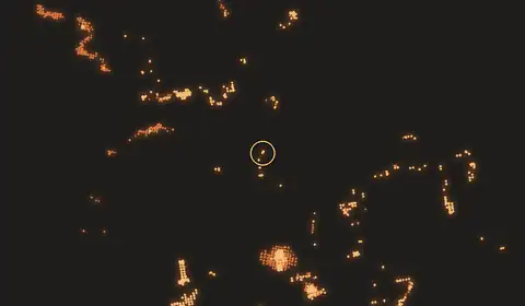 Fire near Matangai