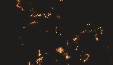 Fire near Matangai