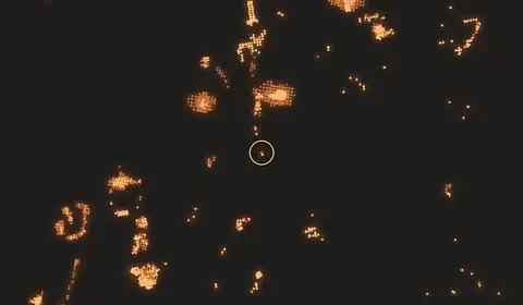 Fire near Matangai, no longer detected