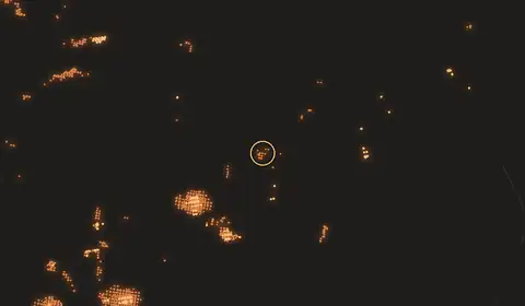 Fire near Matangai, no longer detected