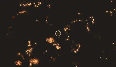 Fire near Matangai, no longer detected