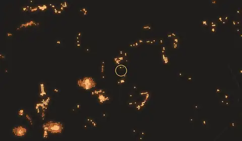 Fire near Matangai, no longer detected