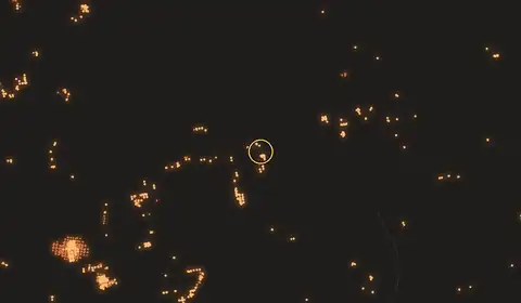 Fire near Mengkalip, no longer detected