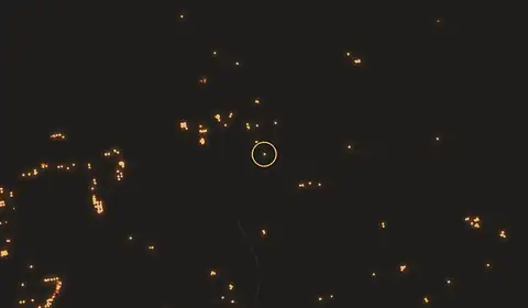 Fire near Mengkalip, no longer detected