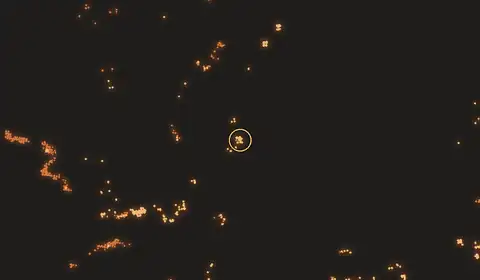 Fire near Mengkalip