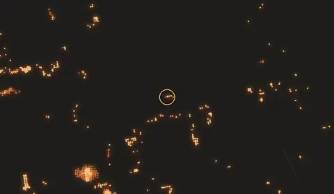 Fire near Mengkalip