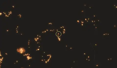Fire near Mengkalip, no longer detected
