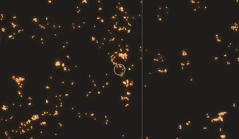 Fire near Merauke, no longer detected