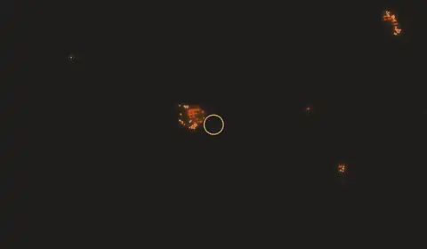 Fire near Mgandu, no longer detected