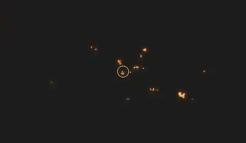 Fire near Moanemani, Indonesia, 11 October 2026