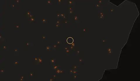 Fire near Monapo, no longer detected