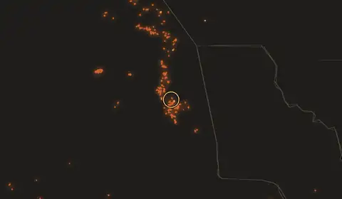 Fire near Monguno, Nigeria, 10 October 2026