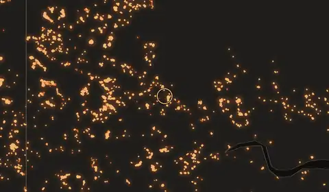 Fire near Morehead, Papua New Guinea, 10 October 2026