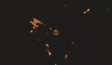 Fire near Morpará, Brazil, 11 October 2026