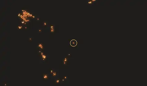 Fire near Morpará, Brazil, 11 October 2026
