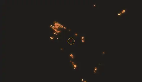 Fire near Morpará, Brazil, 11 October 2026