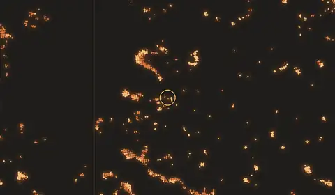 Fire near Muting, no longer detected