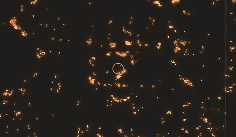 Fire near Muting, Indonesia, 11 October 2026