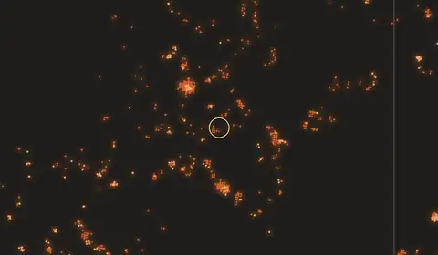 Fire near Muting, no longer detected