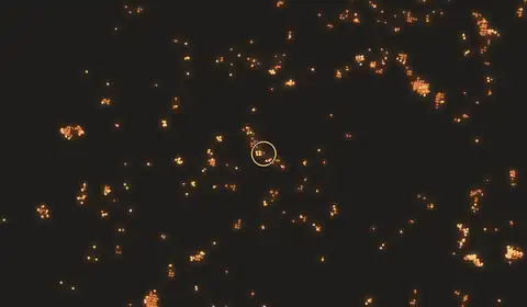 Fire near Muting, Indonesia, 11 October 2026