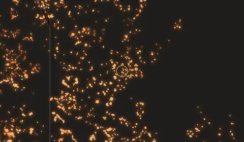 Fire near Muting, Indonesia, 10 October 2026