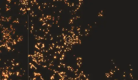 Fire near Muting, Indonesia, 10 October 2026