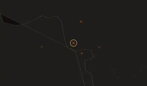 Fire near Myropillia, Ukraine, 10 October 2026