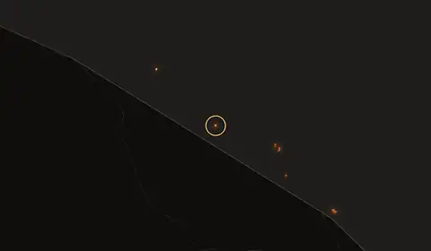 Fire near Natukhayevskaya, Russia, 12 October 2026