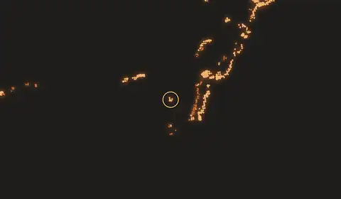 Fire near Ngukurr, Australia, 12 October 2026